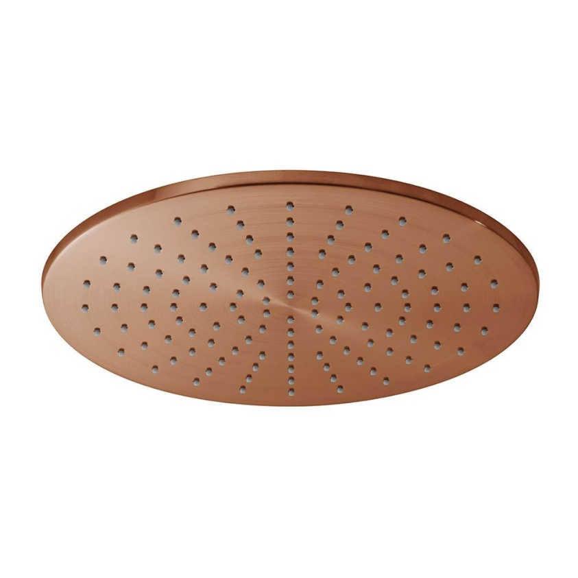 Cutout image of Vado Individual Brushed Bronze Round 300mm Shower Head